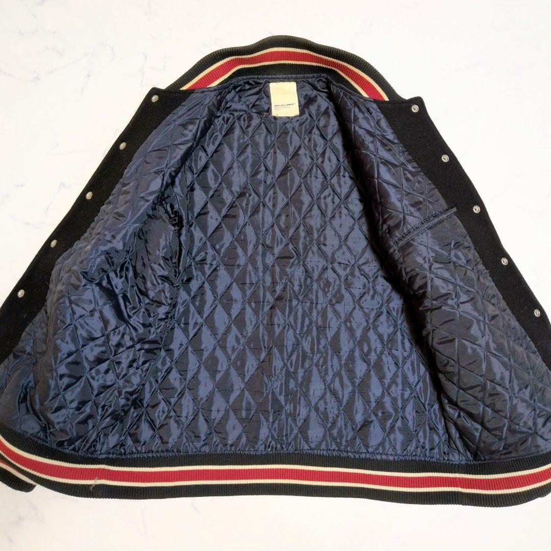 エンパイア スタジャン 切替 カウレザー キルティング ワッペン