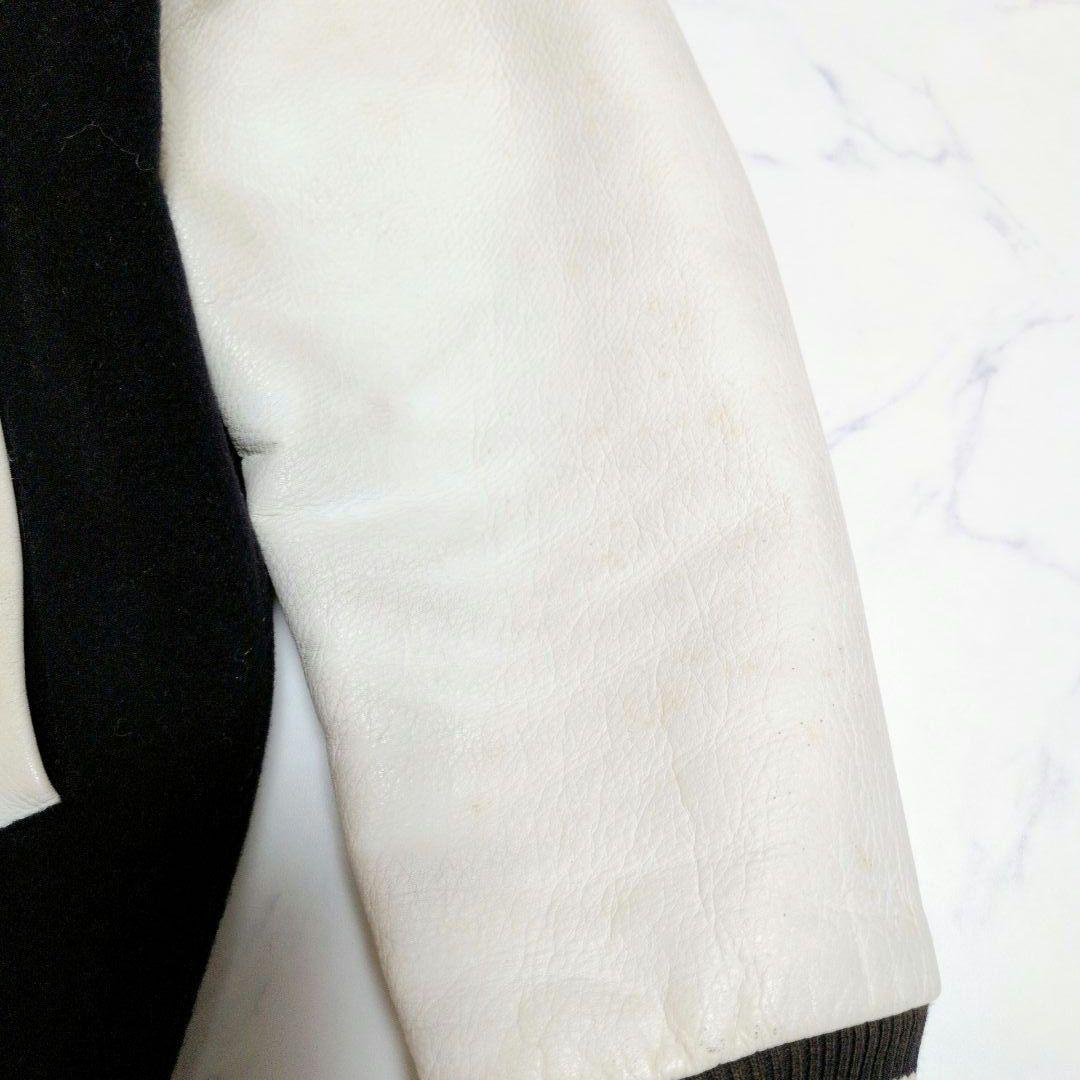 エンパイア スタジャン 切替 カウレザー キルティング ワッペン