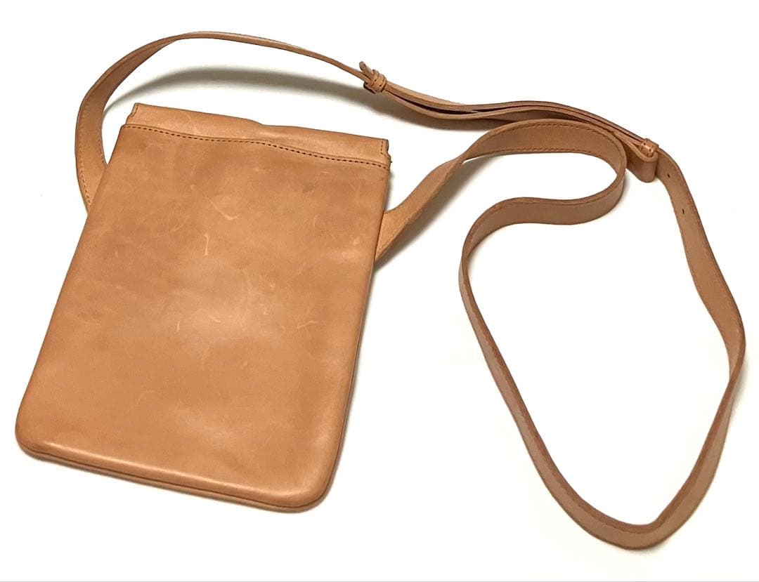 美品 GANZO ガンゾ SACCHETTO4 サケット4 サコッシュ レザ モダンな