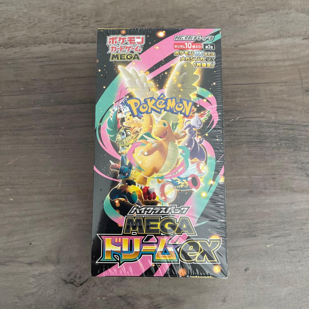 シュリンク付 ポケモンカードゲーム MEGA ドリームex 1BOX - メルカリ