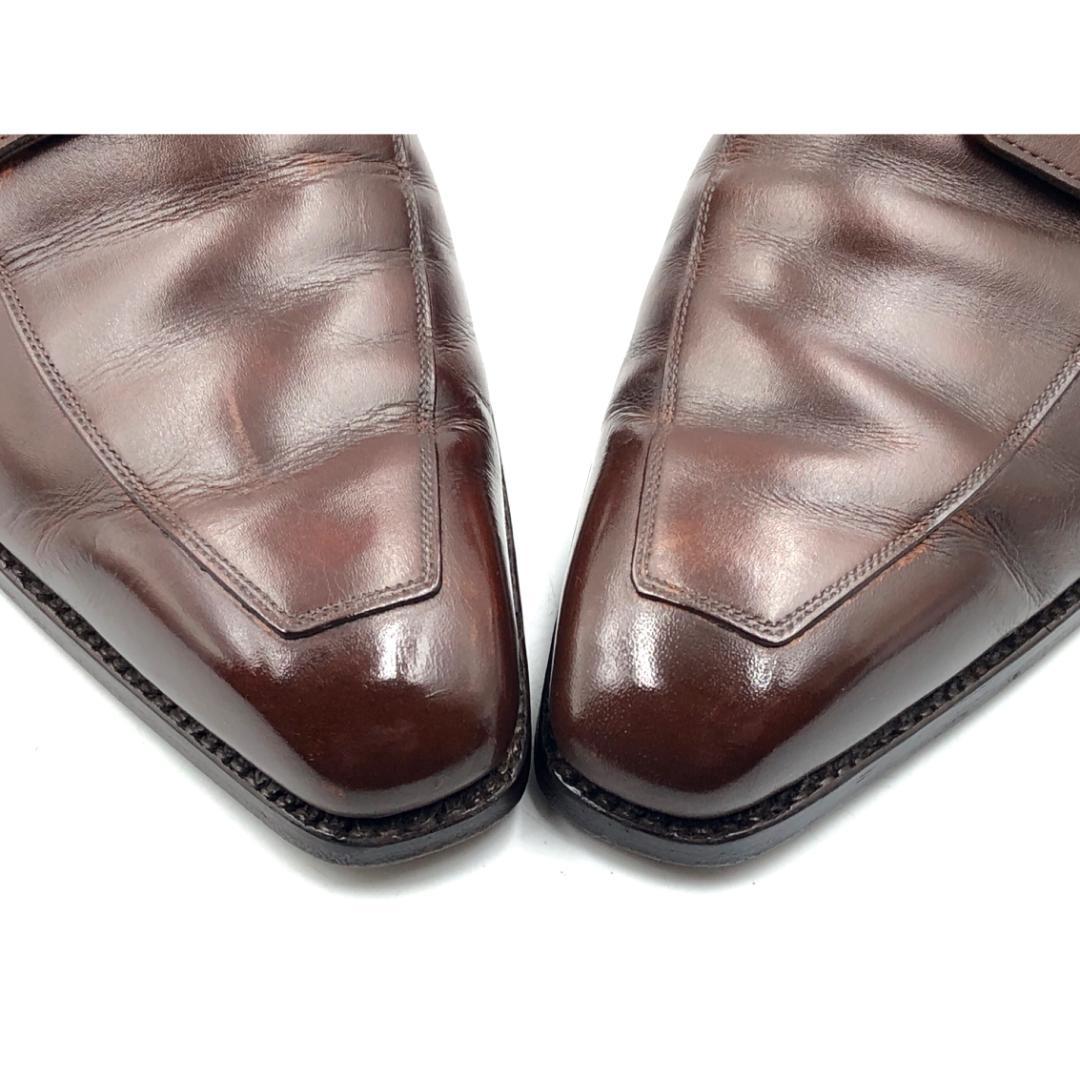 Crockett&Jones 26.5cm 8.5E Uチップ 外羽根 茶