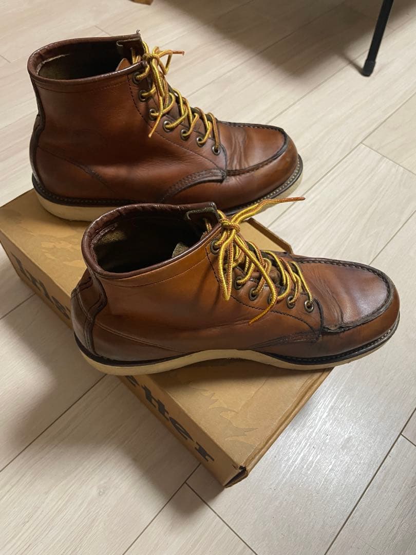 RED WING 犬刻印 875 箱あり サイズ8.5D ソール張替え済み - メルカリ