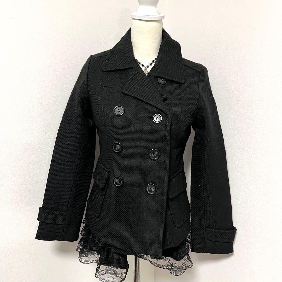 ダークコアy2k平成 ギャル パンク ロック 韓国 デザイン コート - メルカリ