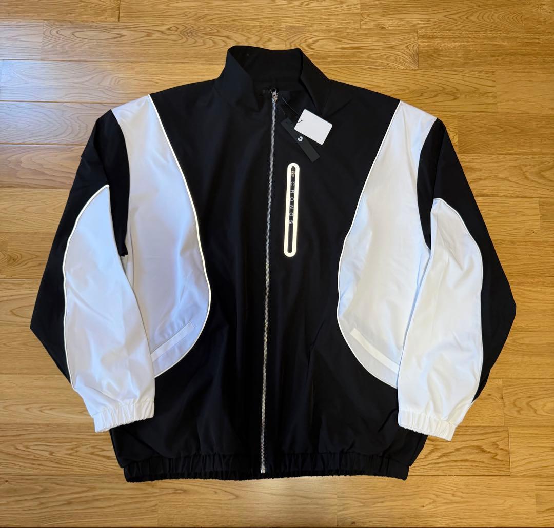 新品！CRONOSナイロンジャケット ブラック/ホワイト - メルカリ