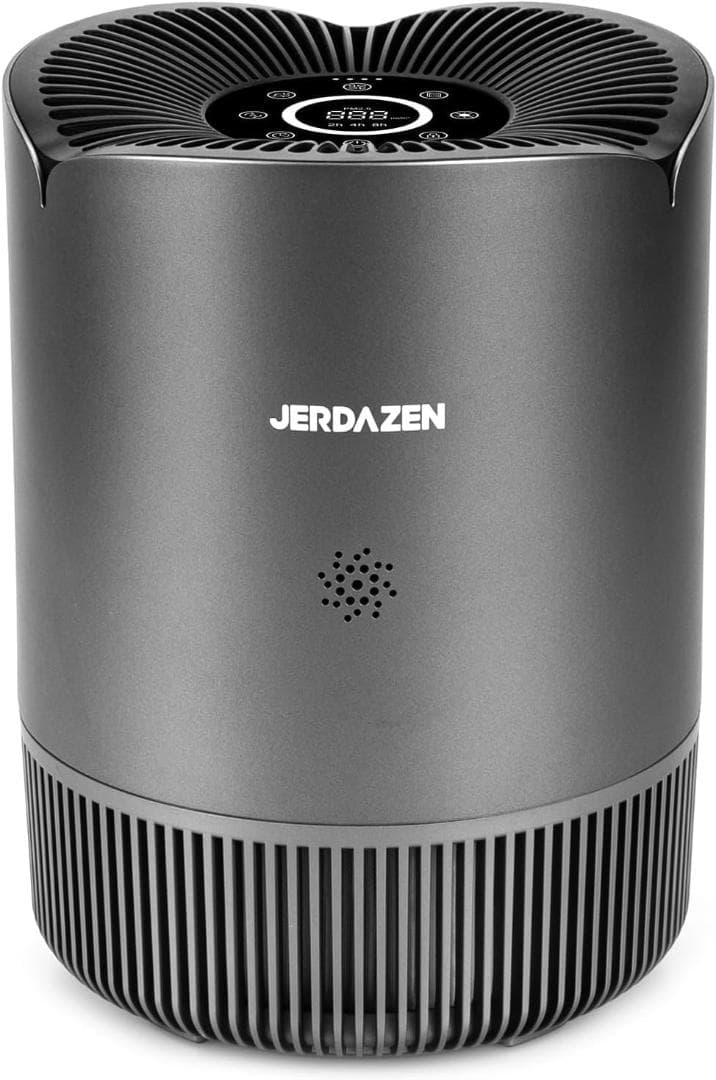【開封・未使用】JERDAZEN 空気清浄機 グレー 小型　17畳　フィルター 開封・未使用】JERDAZEN 空気清浄機 グレー 小型 17畳 フィルター 開封