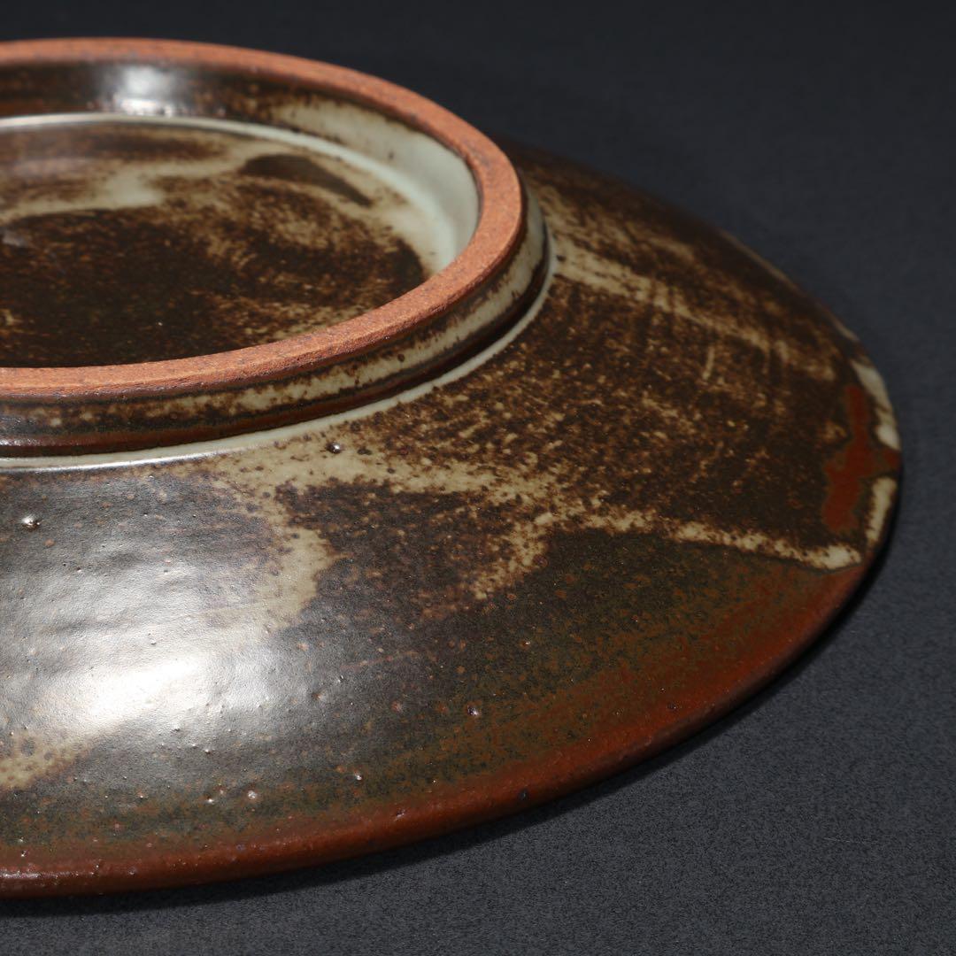 人間国宝 島岡達三 象嵌赤絵草花皿∅24 共箱 縄文象嵌 R1633ラ3 - メルカリ