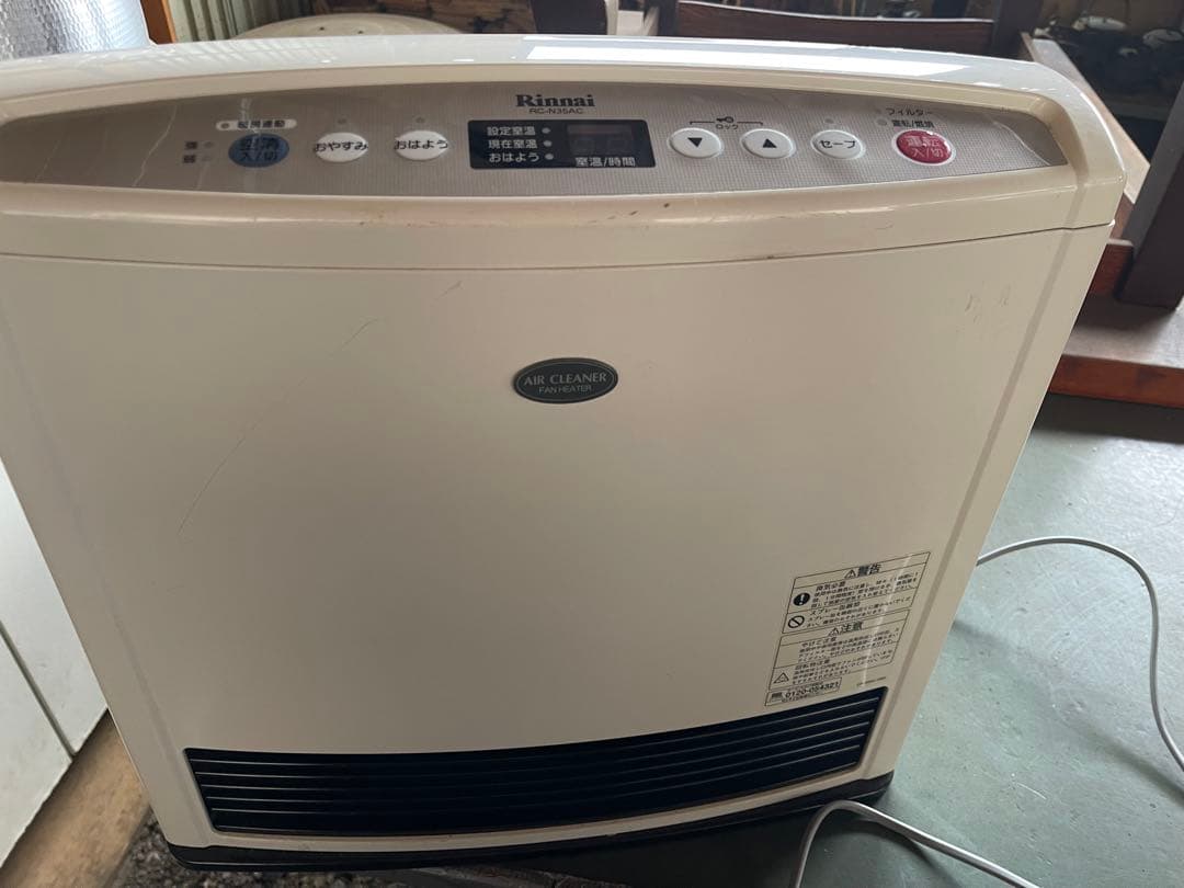 Rinnai リンナイ ガスファンヒーター都市ガス用 RC-E4002AC-1 - メルカリ