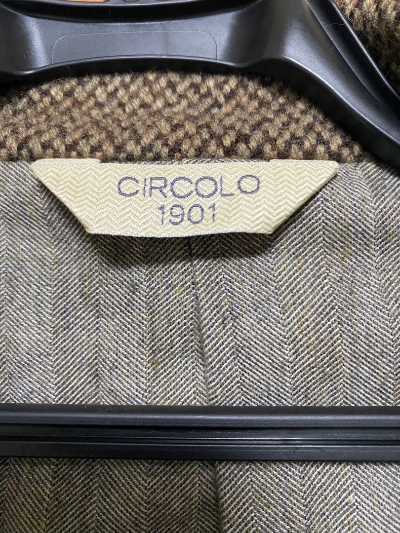 CIRCOLO 1901 ツイード Pコート サイズ50 美品 最終値下 - メルカリ
