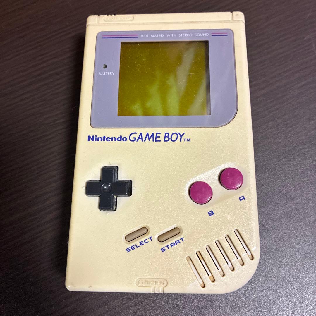 Nintendo ゲームボーイ初代 充電式アダプタ付き 説明書、箱付き