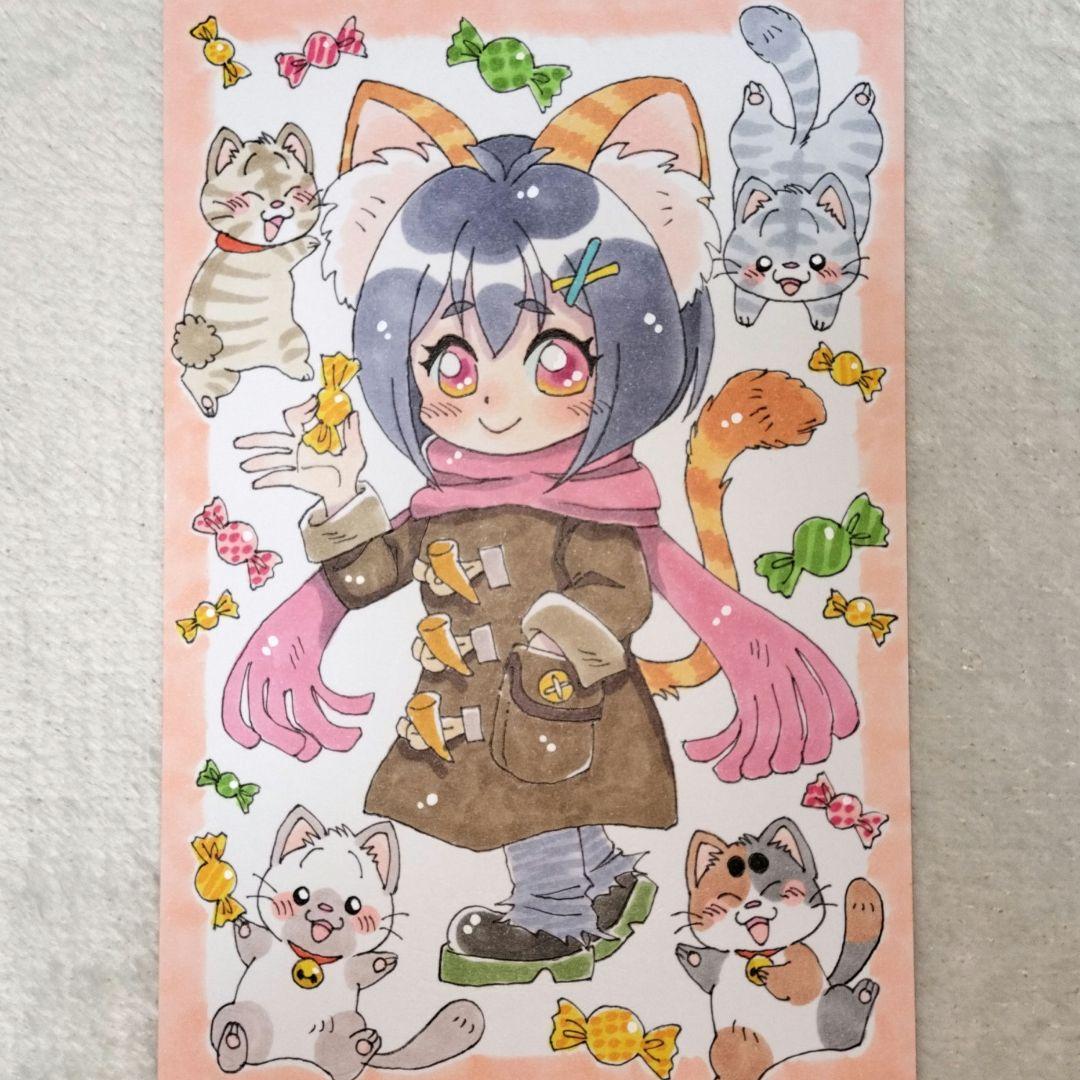 手描きイラスト 原画 オリジナルイラスト - メルカリ