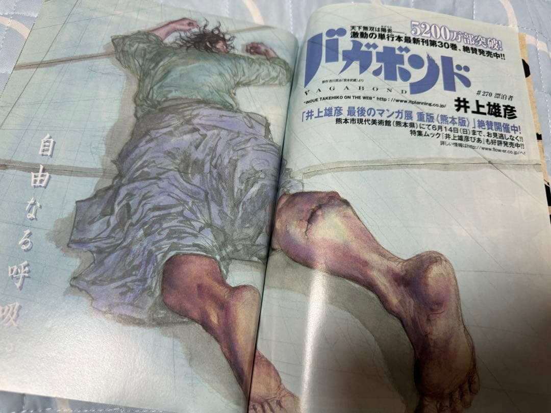 週刊 モーニング 2009年 26号 井上雄彦 バガボンド表紙 巻頭カラー