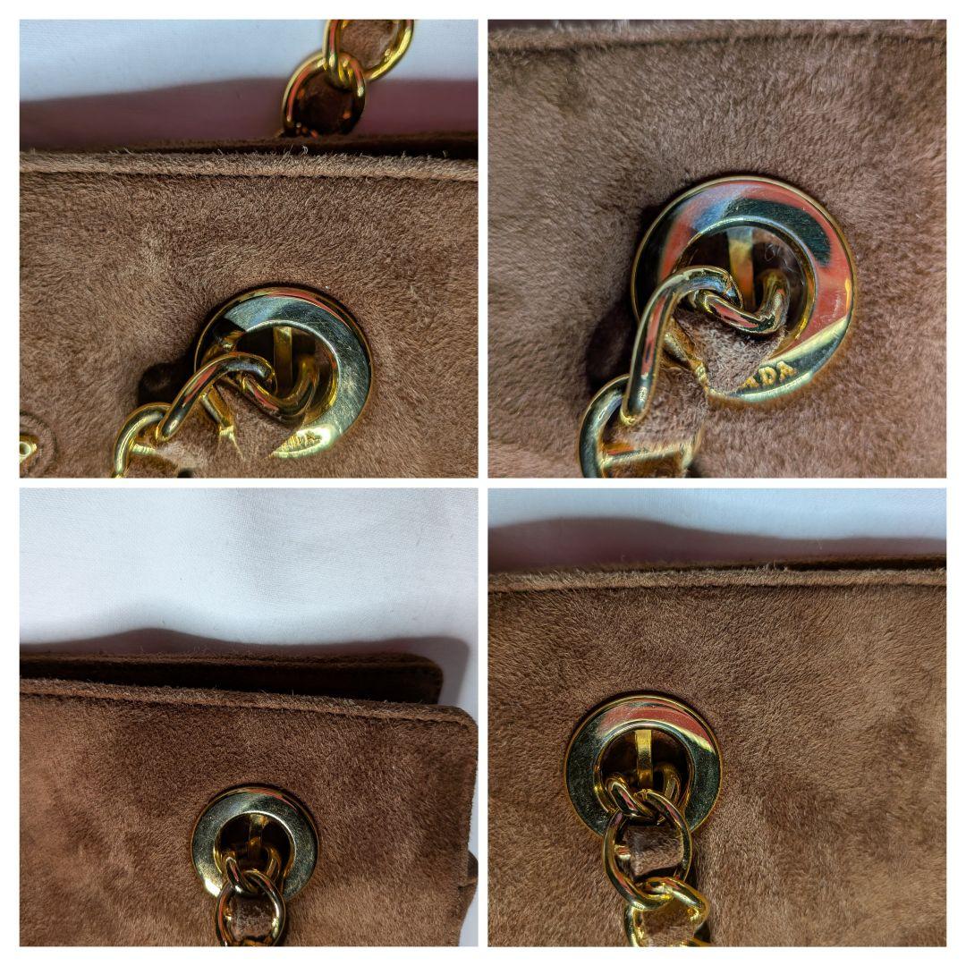 M*️様 レア! Prada ヴィンテージ スエード ショルダーバッグ