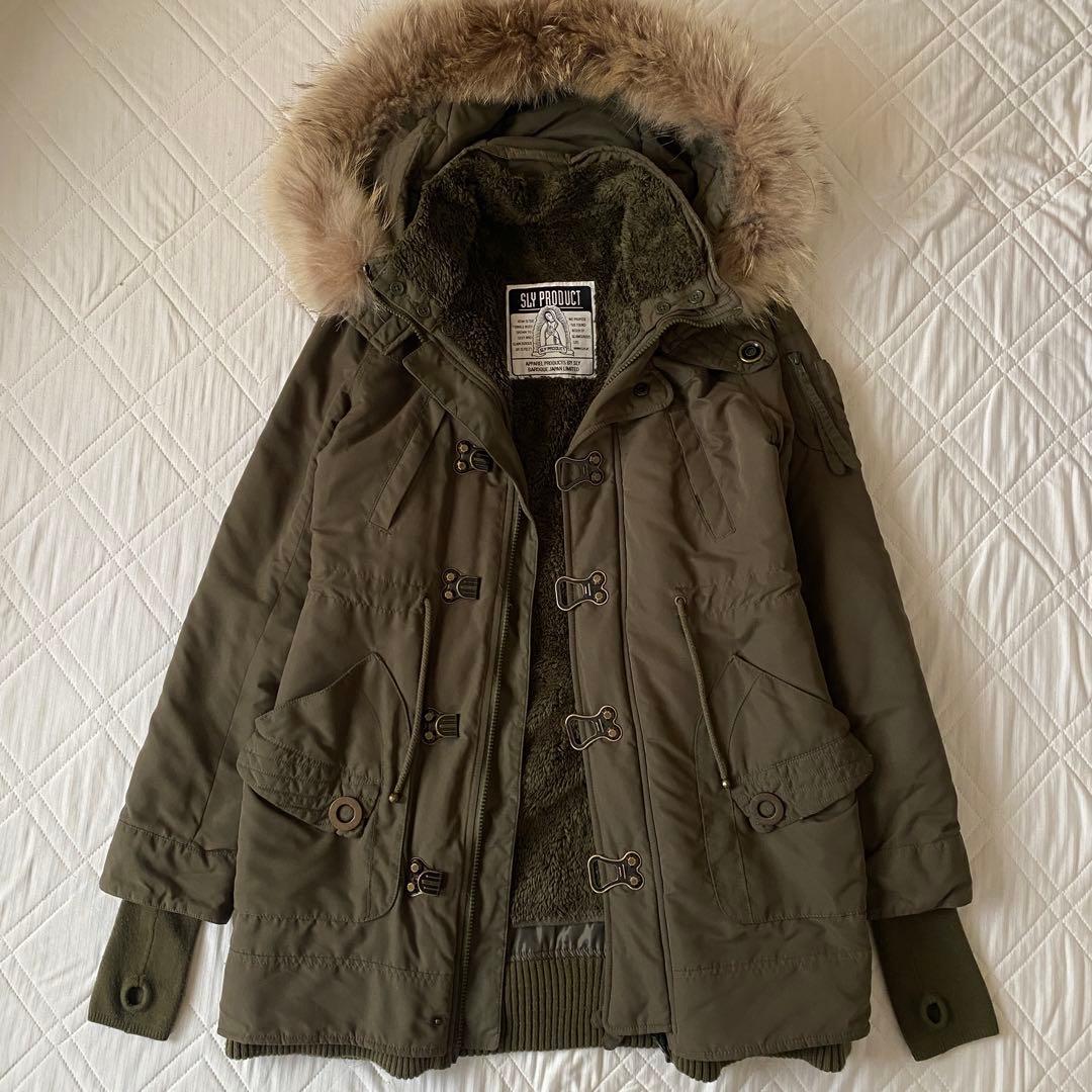 SLY 】N3B モッズコート カーキ ミリタリー Mスライy2k 平成ギャル