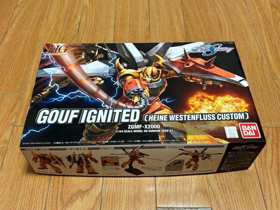 【未開封】HG 1/144 グフイグナイテッド ハイネ・ヴェステンフルス専用機 ガンダムSEED DESTINY」よりハイネ機「グフイグナイテッド」がHG