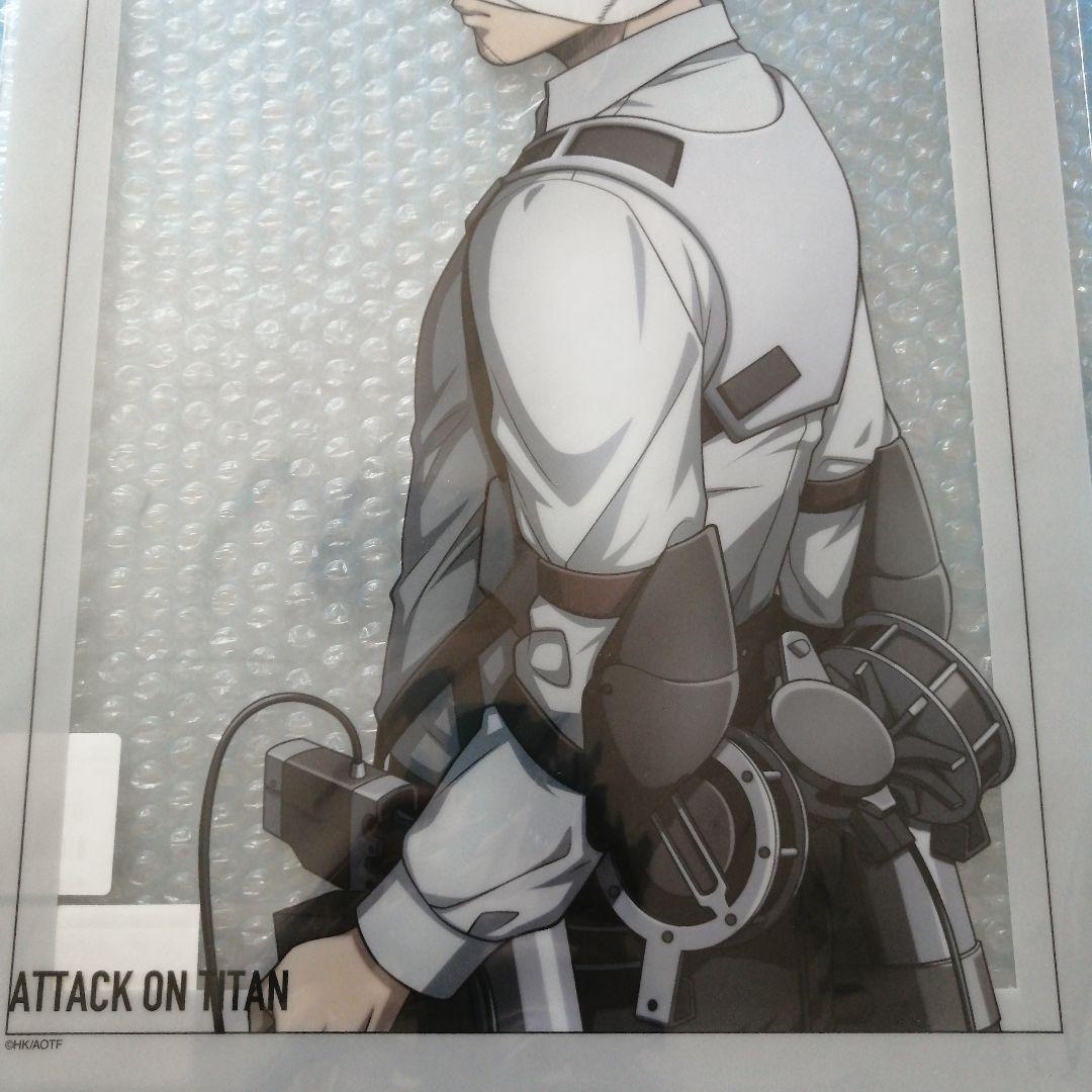 進撃の巨人 クリアポスター リヴァイ