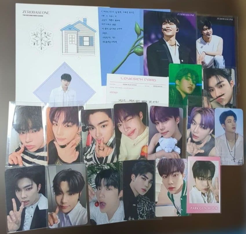 zb1 ゼベワン パクゴヌク トレカ、ポストカード、写真、メッセージ