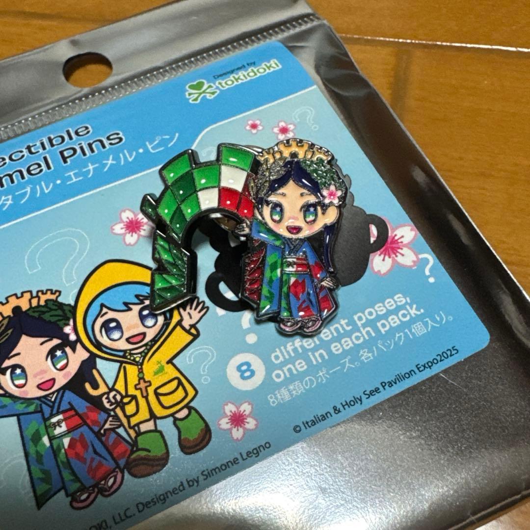 大阪関西万博 イタリア館 イタリアちゃん ピンバッジ - メルカリ