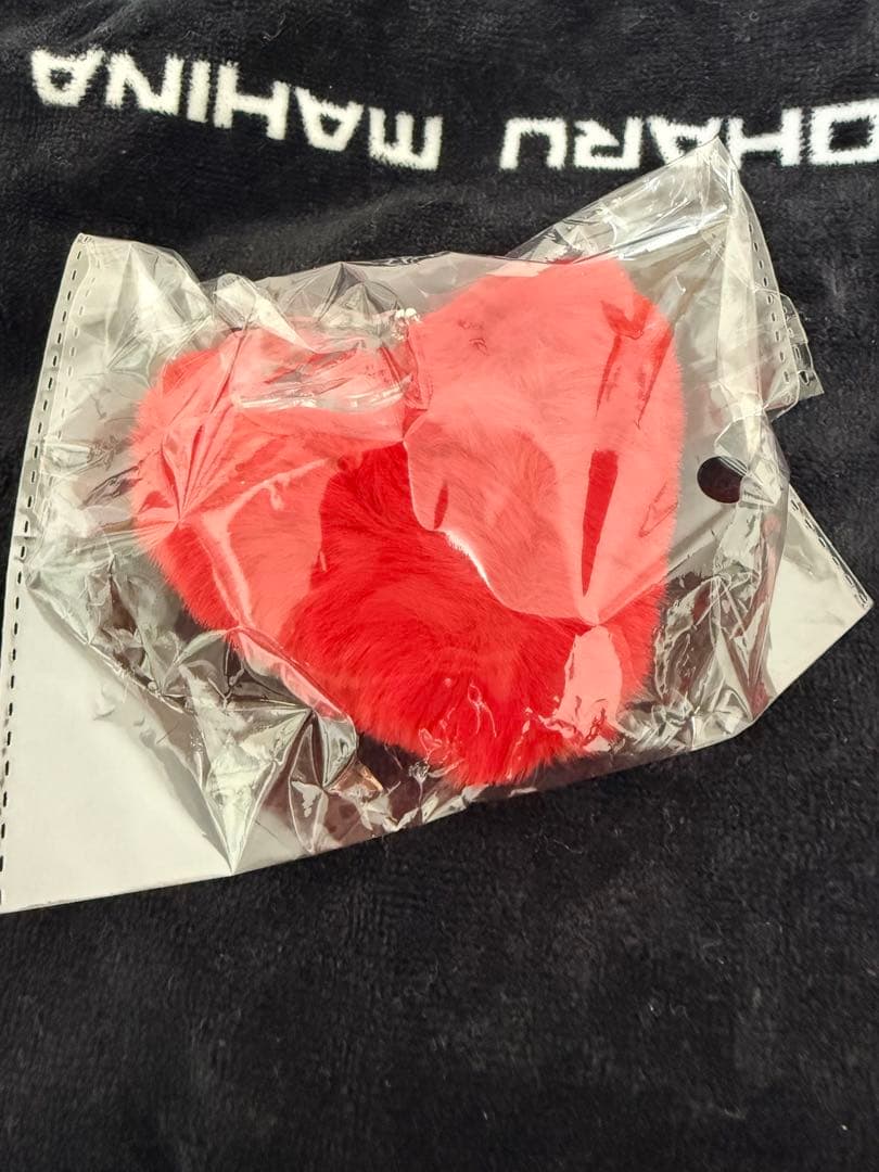 非売品】HANA FC 新規入会特典 オリジナルハートファーキーホルダー