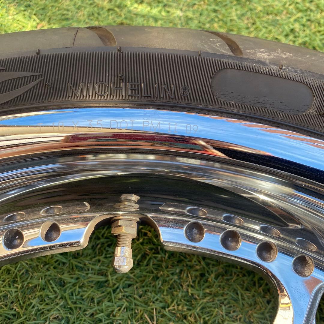 PM刻印あり ハーレー中古タイヤホイールセット【10/22変更】 - メルカリ