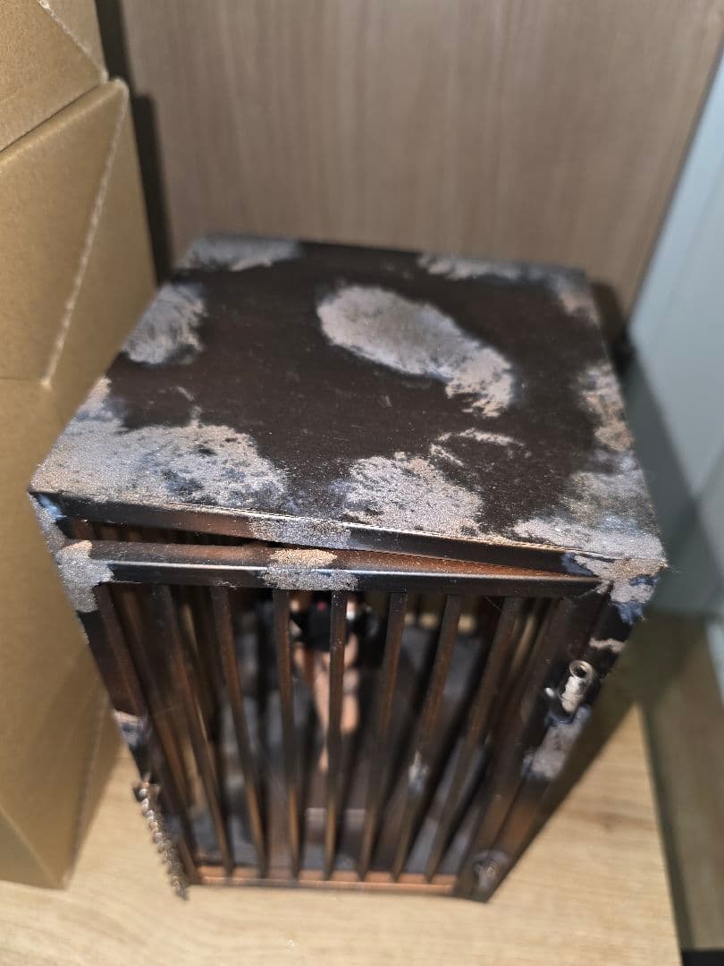 MMMトイズ プリズンケージ AB 1/12 ジオマ 真鍮 黒 セット 牢屋 檻の