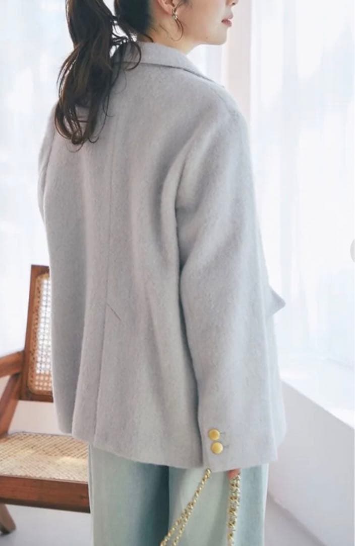 新品】ラブティックボンボン ヘアリーシャギージャケット コート