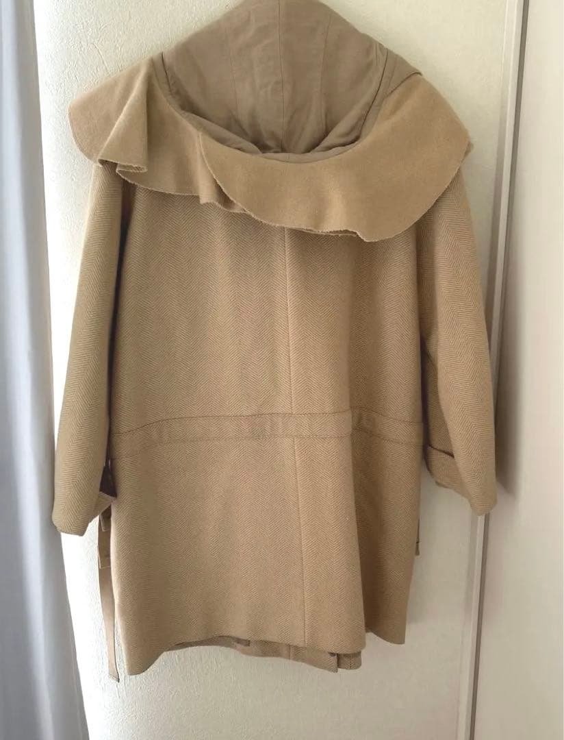最終値下 chalayanチャラヤン ベージュ変形コート コクーンオーバー