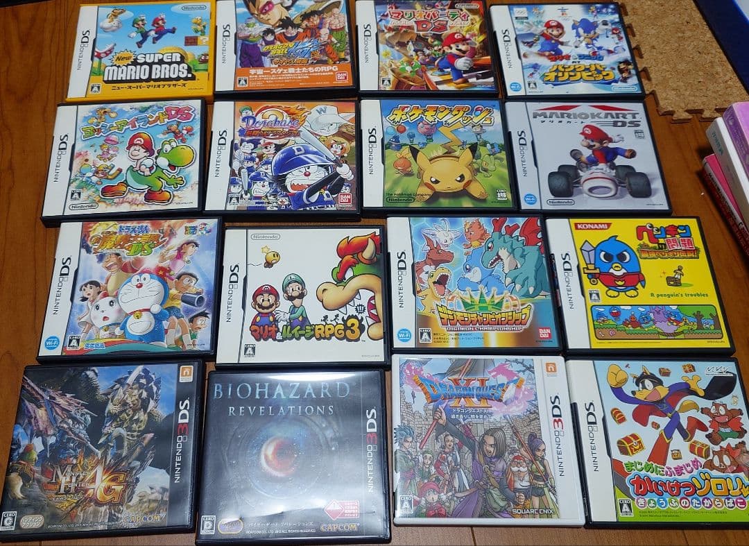 ニンテンドーDS 3DS ゲームソフト ポケモン マリオ モンハン バイオ