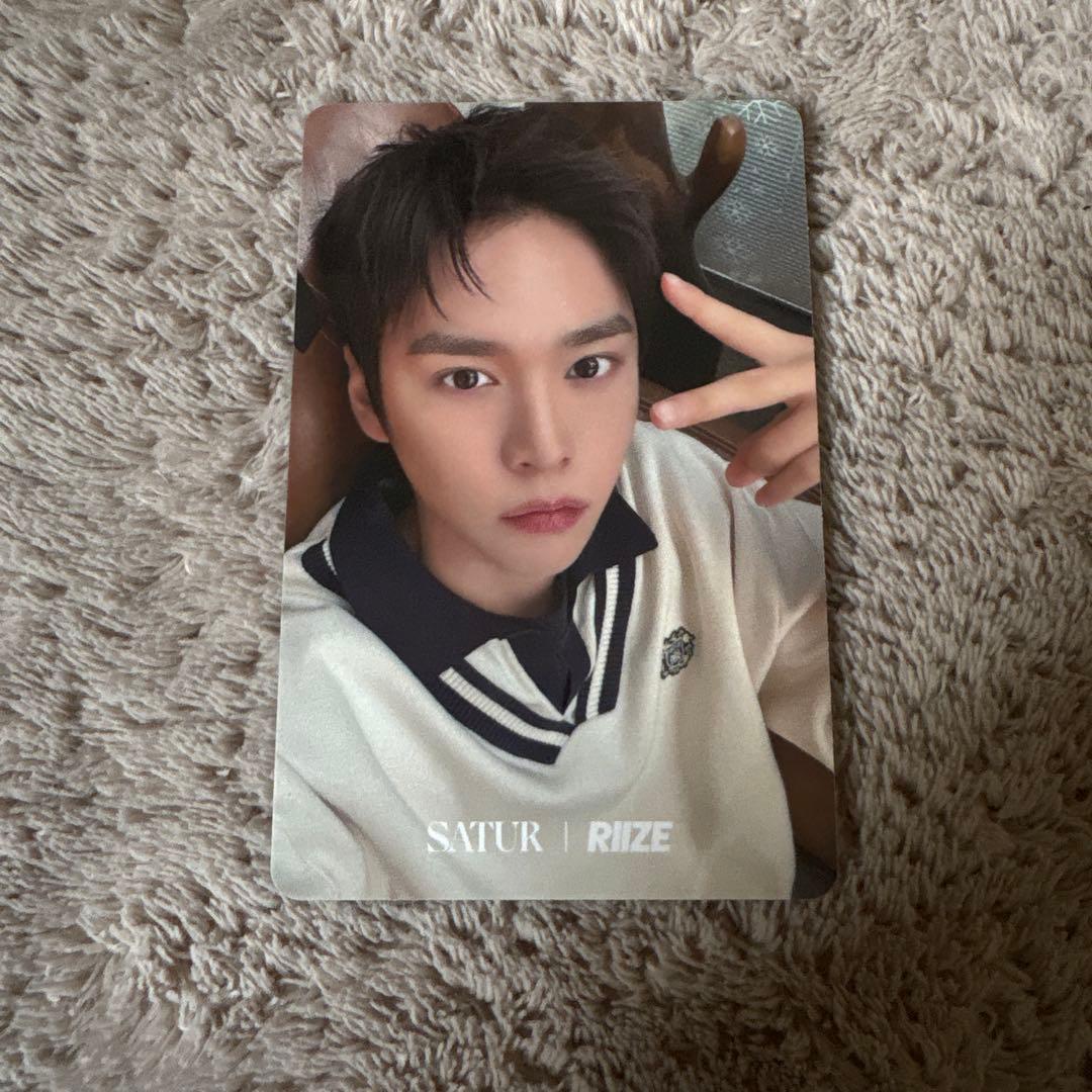 SATUR RIIZE 26ss 韓国限定 ウンソク トレカ - メルカリ