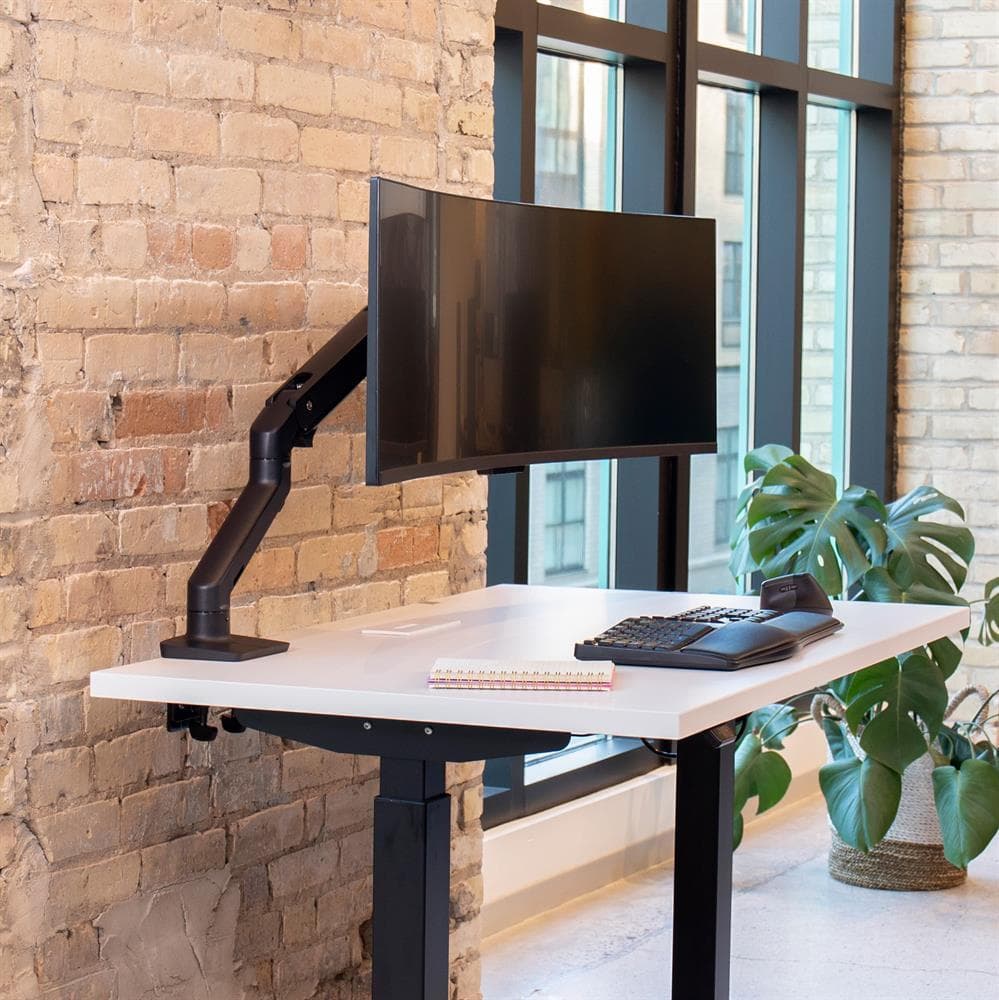 ERGOTRON HX モニターアーム 45-475 Heavy Duty Monitor Arm | Ergotron HX Desk Mounted Monitor Stand