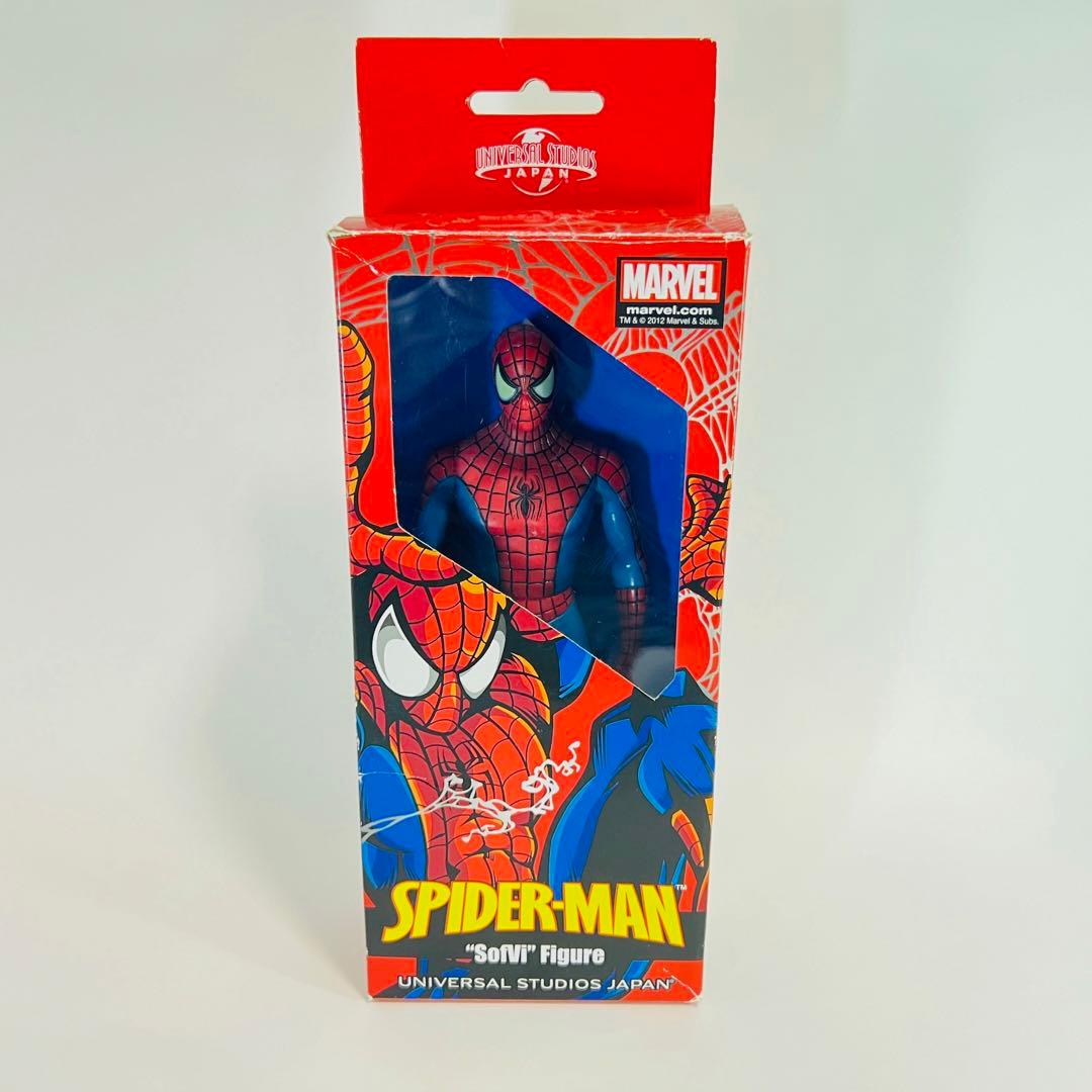 USJ限定：廃盤】marvelスパイダーマンソフビ フィギュア（2012年製