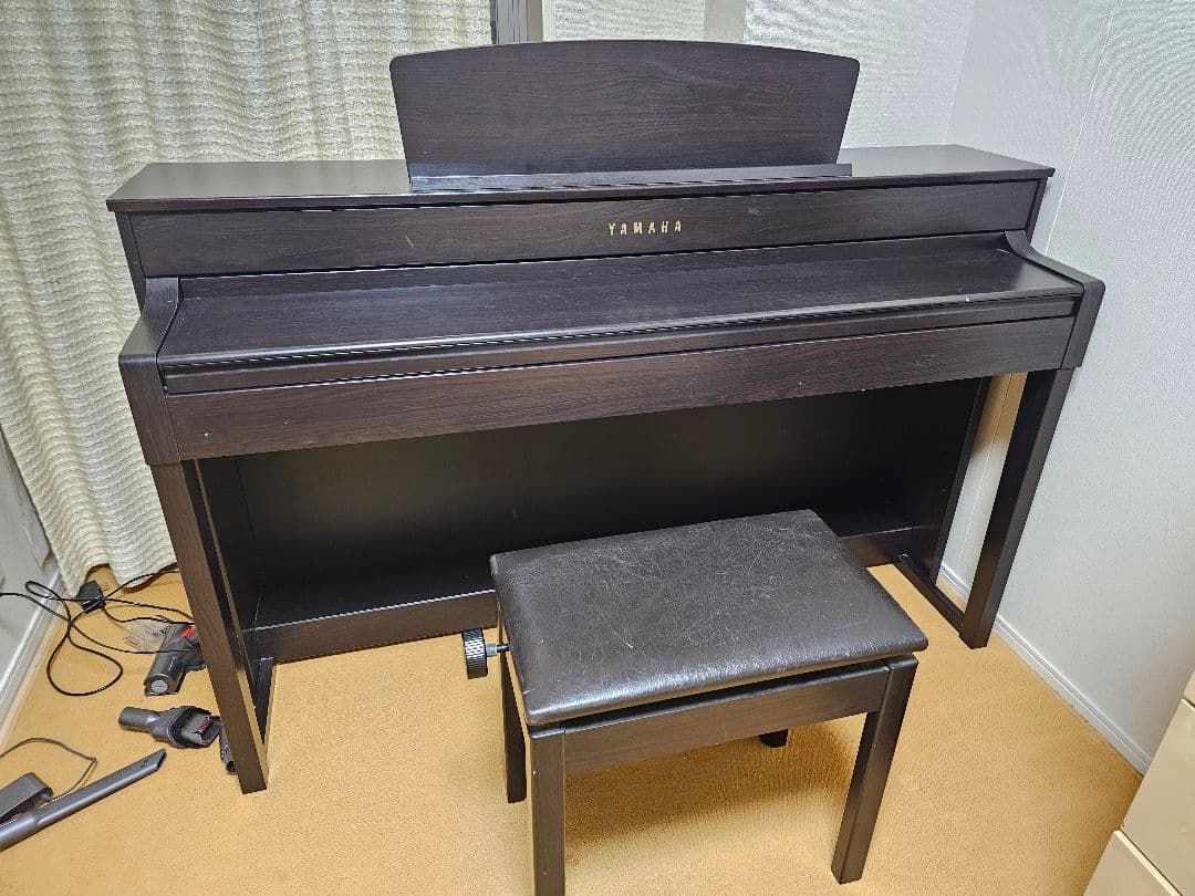 Yamaha 電子ピアノ CLP575R クラビノーバ 椅子付き 電子ピアノ YAMAHA CLP-575PE 2014年製 中古 木製鍵盤 椅子付き