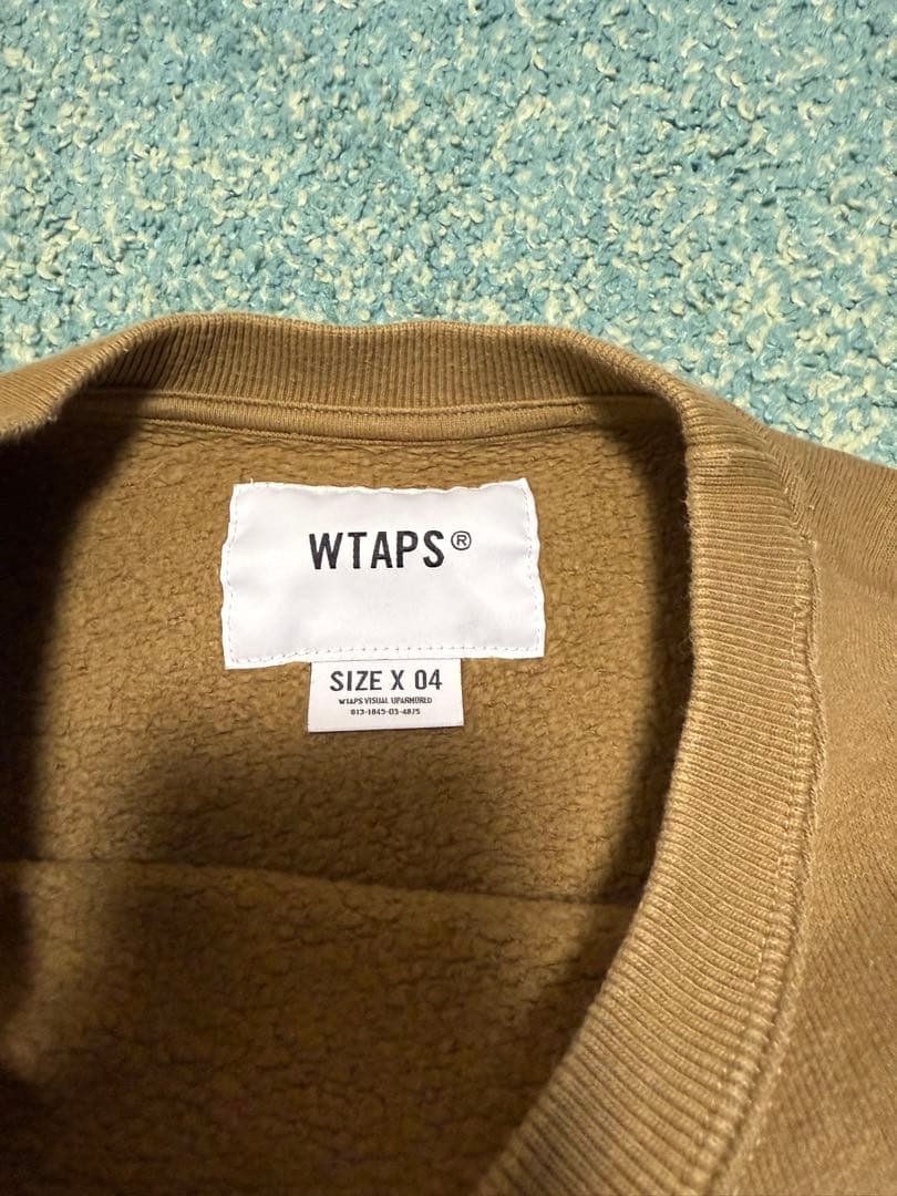 WTAPS ブラウン クルーネック トレーナー
