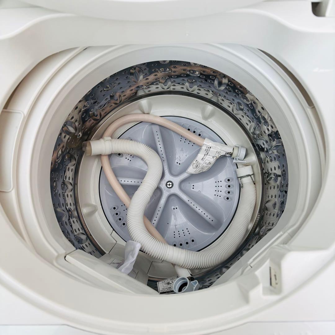 SHARP 4.5kg 全自動洗濯機 ES-GE4D-C 動作品◇2020年製