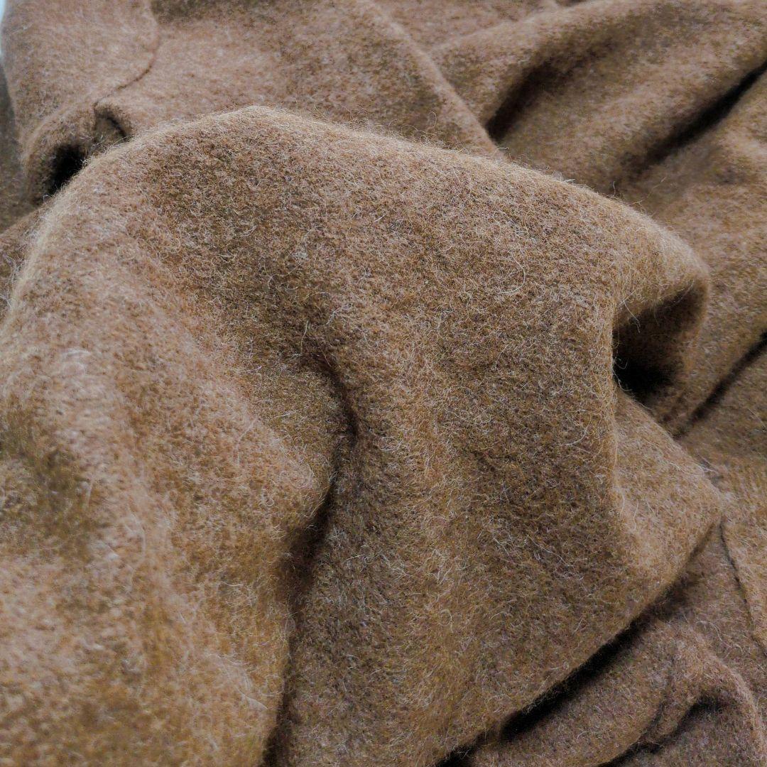 pas de calais✨️ベビーアルパカ 起毛ロングカーデ 暖かふわり仕立て