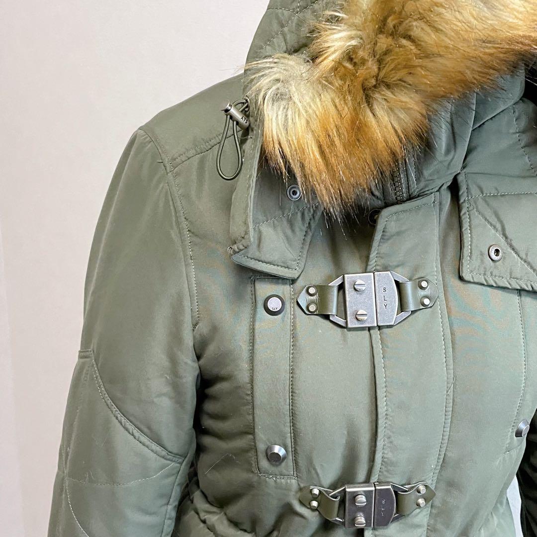 平成ギャル y2k ファー付き ミニタリー モッズコート フェアリー