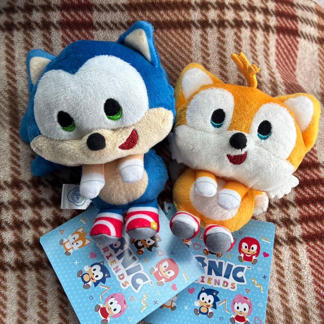 SONIC&FRIENDS ＆you マスコット ぬいぐるみ ソニック 2個 - メルカリ