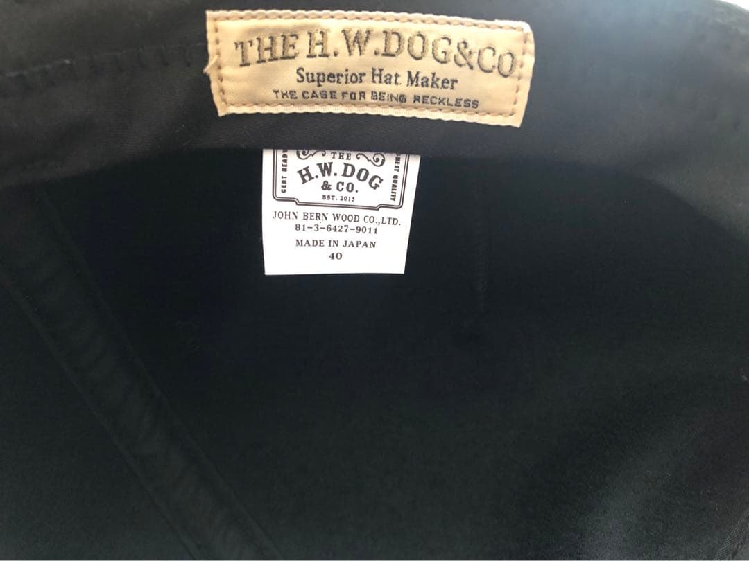 帽子 THE H.W.DOG&CO L/W WTN CAP - Black