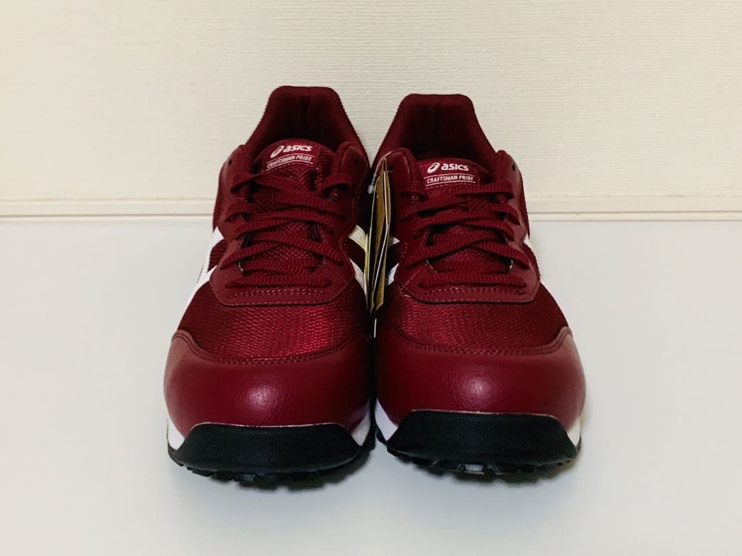 アシックス安全靴 JSAA合格品 チリフレーク×ホワイト 28.0cm