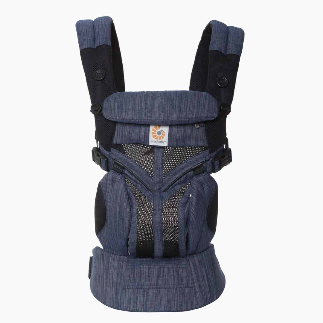 ◆未使用 開封済み◆箱、保証書あり エルゴベビー 抱っこ紐 デニム 抱っこ紐 ergobaby（エルゴベビー） エルゴ オムニ ブリーズ 抱っこ紐 前向き