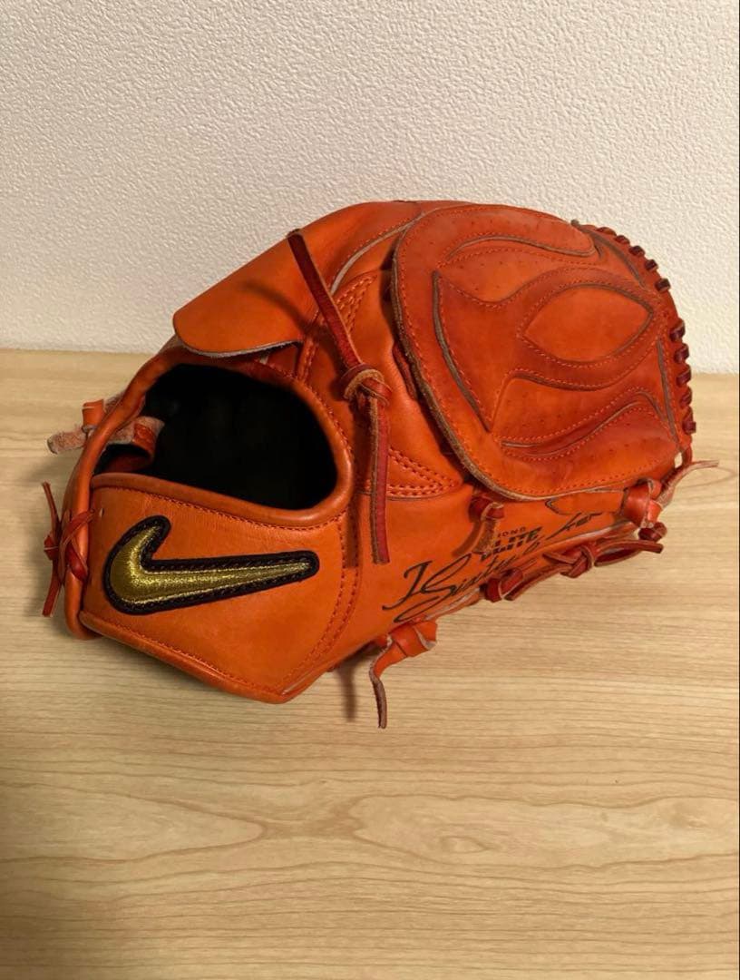 希少 Nike オレンジ グローブ 投手用 硬式 | 激安通販のイーサプライ