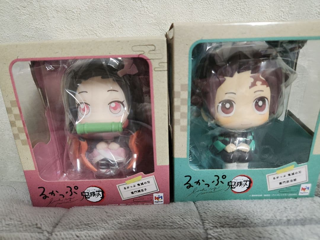 鬼滅の刃 るかっぷ　炭治郎　禰豆子セット 鬼滅の刃』炭治郎＆禰豆子が新フィギュアシリーズ「るかっぷ」に登場