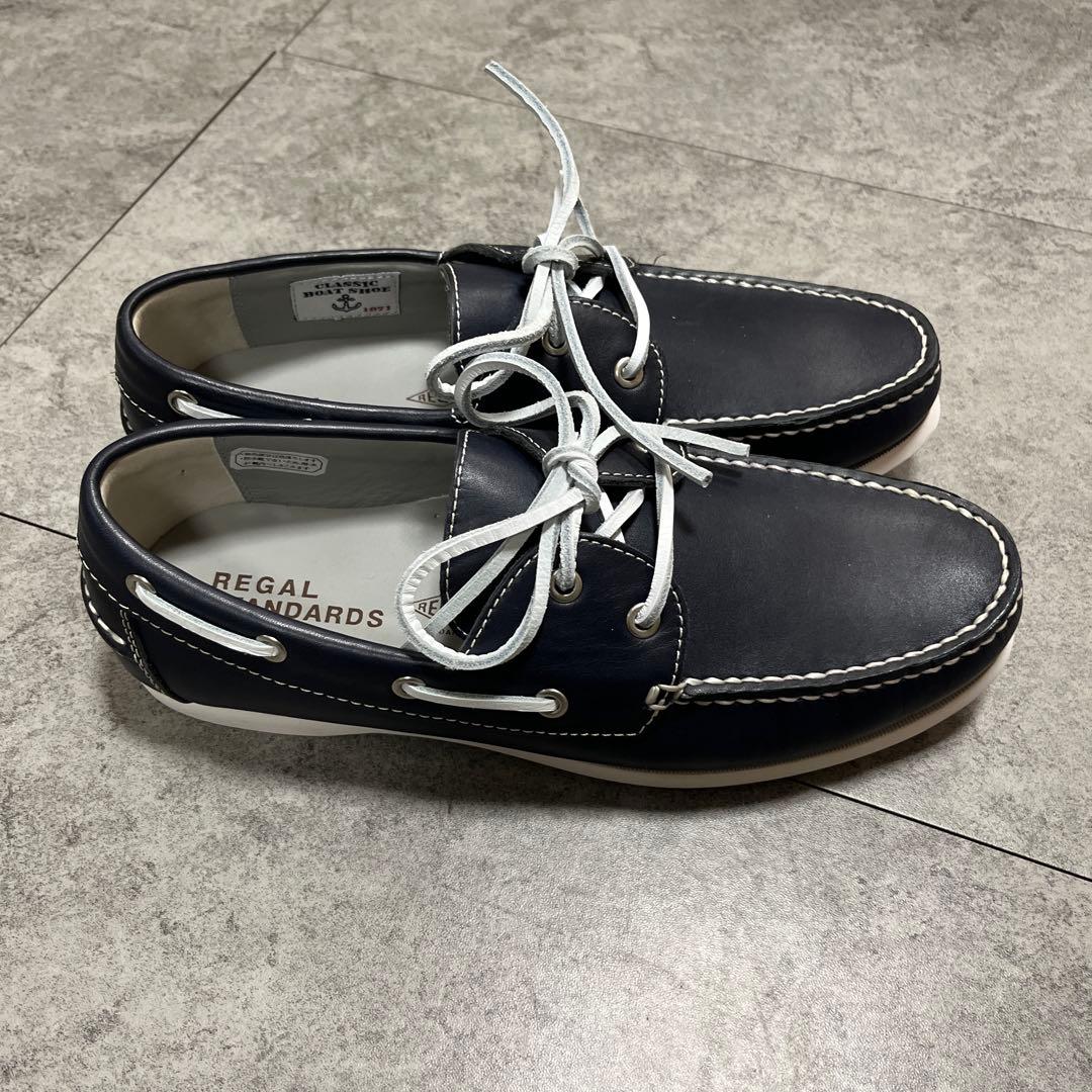 新品 REGAL STANDARDS デッキシューズ 25.5cm 送料無料