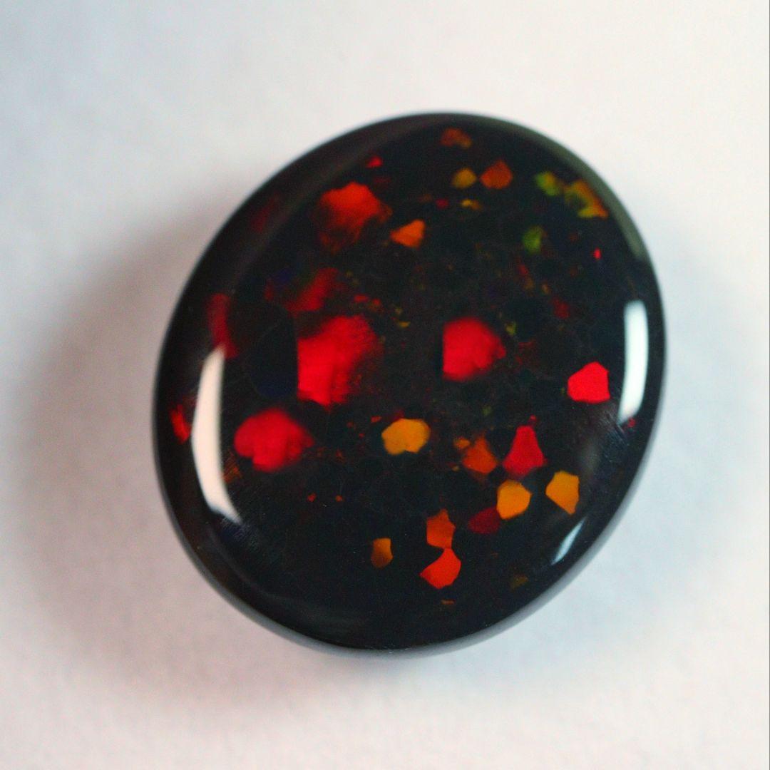 取置き可能　真紅 8ct オーストラリア ライトニングリッジ産　ブラックオパール 第361回抽選販売＞オーストラリアライトニングリッジ産ブラック