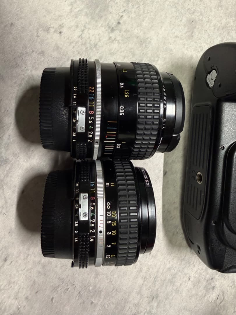 美品NIKON F100 35mm F2 AI 50mm 1.4 AI アダプタ - メルカリ