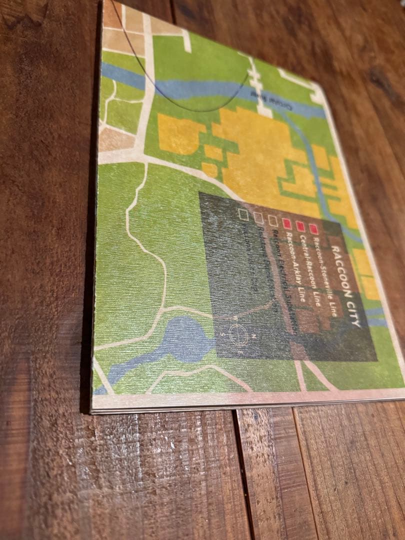 バイオハザード ラクーンシティマップ ポリス地図 ポスター RE:3 RE:2