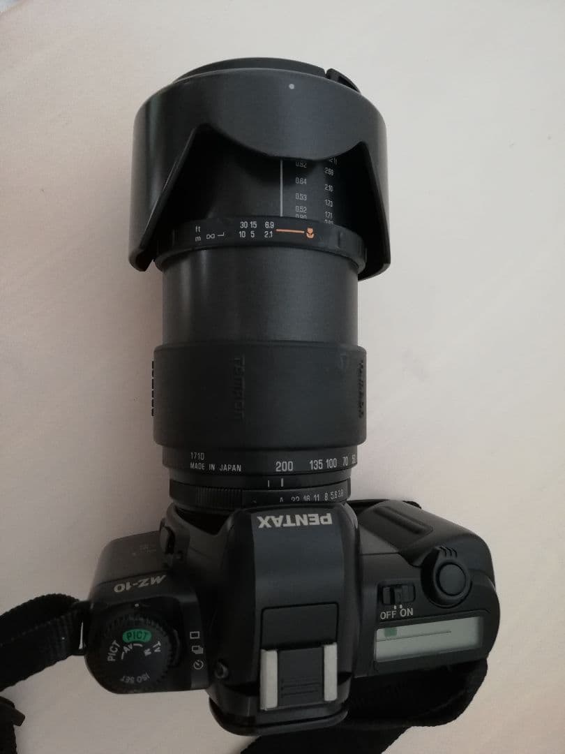 【値下げ】フィルムカメラ PENTAX MZ -10 TAMRON 望遠レンズ付