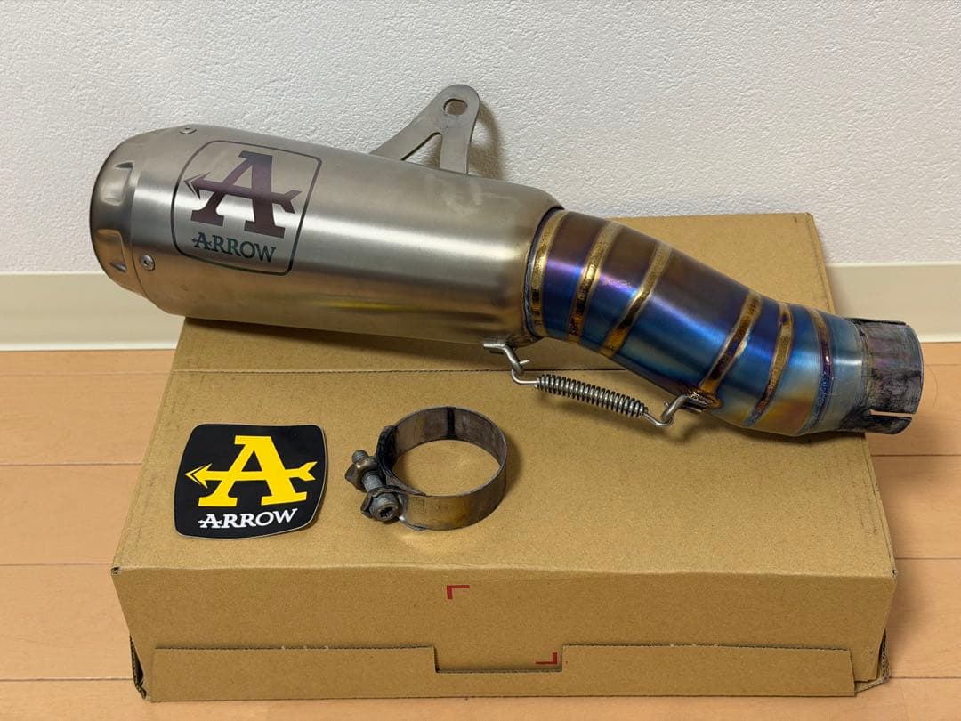 ZX-10R/ZX-10RR用　ARROW レーシングスリップオン&リンクパイプ アロー ARROW リンクパイプ ZX-10R KAWASAKI カワサキ エキゾースト