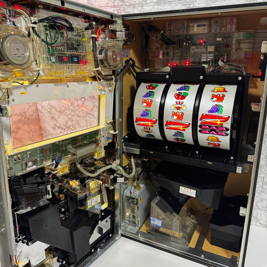 パチスロ実機 ファンキージャグラーKK メダル不要機 家庭用スロット 5号機