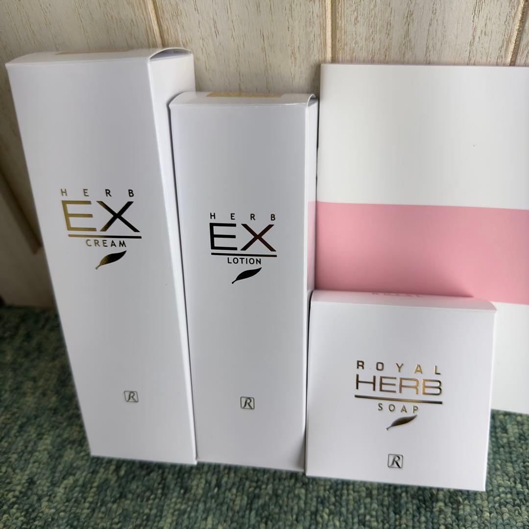 ロイヤルハーブEXクリーム/21クリーム/ソープ3点セット