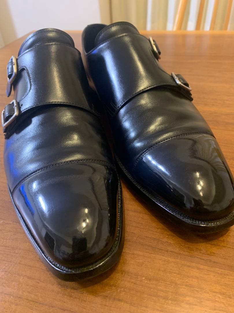 クロケット&ジョーンズ レプトン ダブルモンクブラック 8D - メルカリ